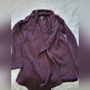 Burgundy cardigan